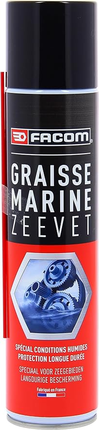FACOM Graisse Marine, Spéciale Conditions Humides, Sulfonate de Calcium, Spray Aerosol 300 ml neuf