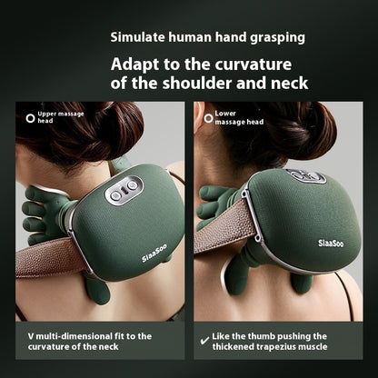 Masseur Cervical "Mains de Soie" – Technologie de Pétrissage 4D & Thermothérapie