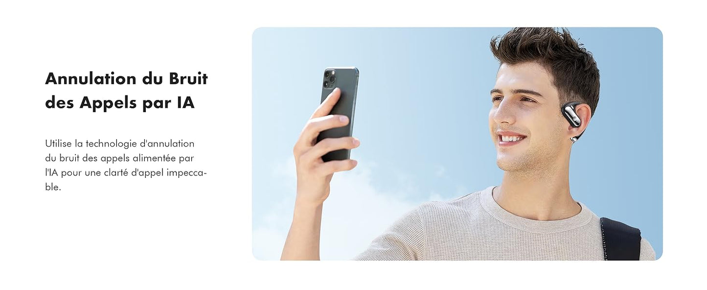Écouteurs Bluetooth sans Fil Sport - Casque Conduction Osseuse pour Une Expérience Audio Supérieure neuf