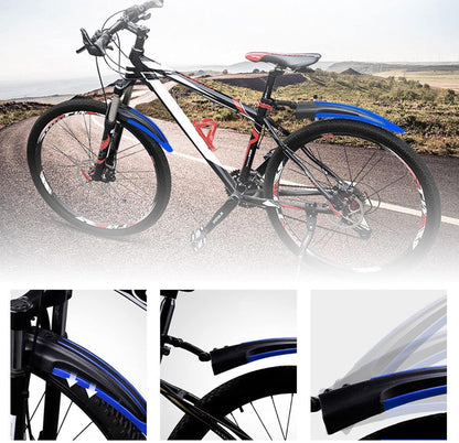 Garde-Boue de Vélo,Fit pour VTT 20/22/24/26,Rétractable pour Vélo de Montagne Garde-Boue Avant Et Arrière Garde-Boue Réglable Portable