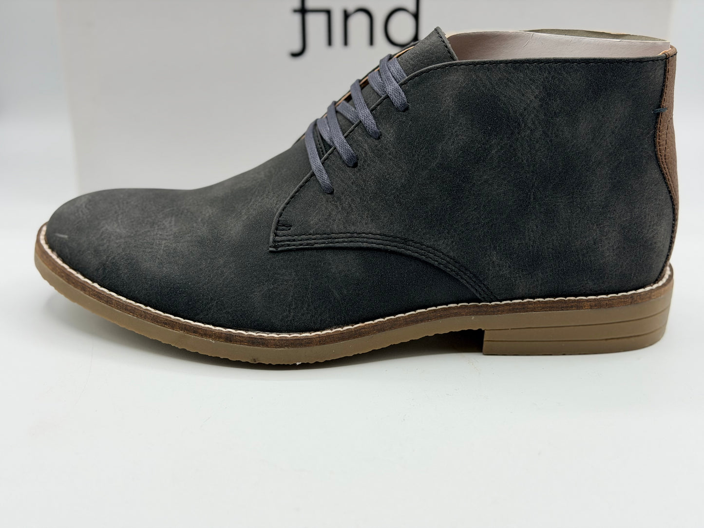 find. Bottines Desert Boots Homme, Gris (Charcoal), 44 EU