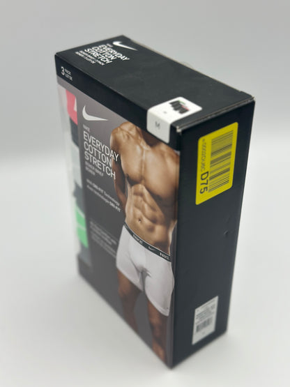 NIKE BOXERS PANTALONS POUR HOMMES 3PK gris/vert/rose tailles M