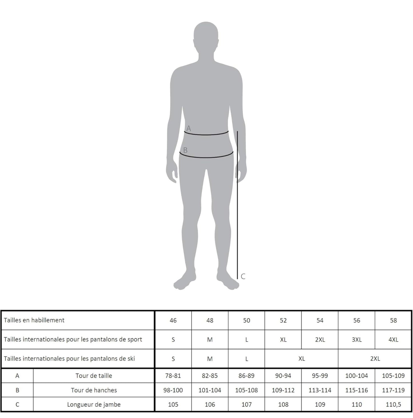 Ultrasport Advanced Avers Pantalon de Ski de Fond Homme