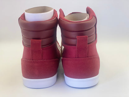 Hummel Slimmer Stadil High Lifestyle Sneaker Baskets Rouge 063511 7647 Neuf