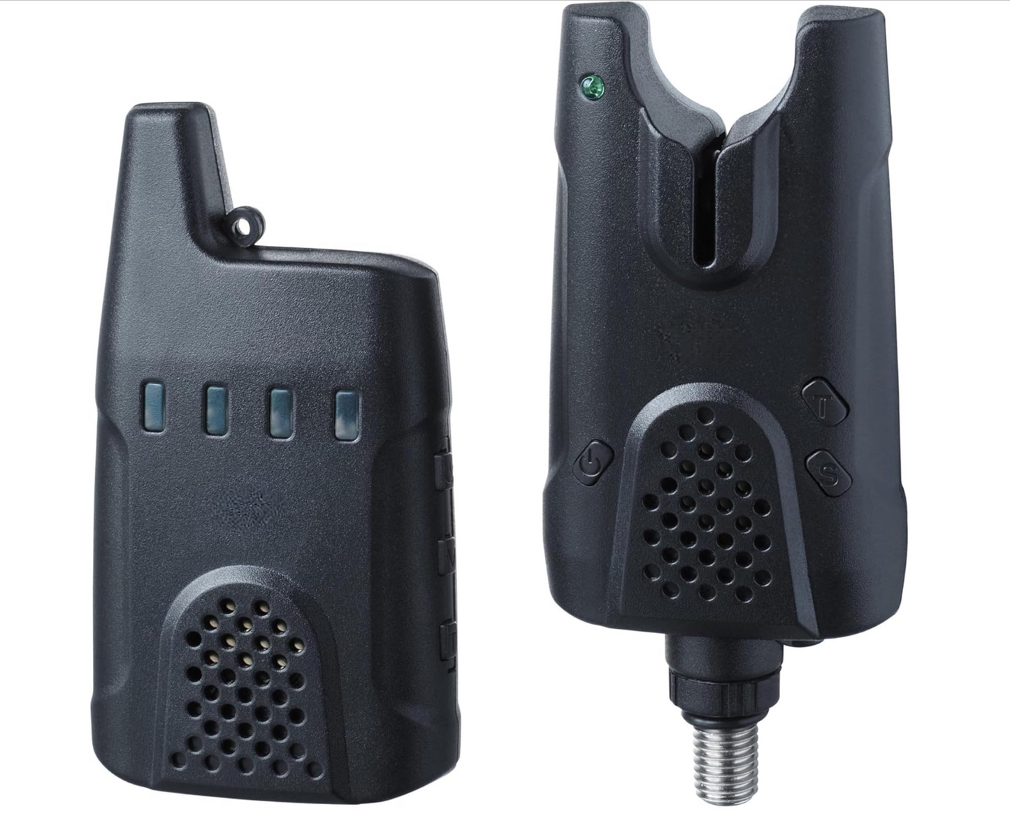 Kit de base Rod Pod et détecteurs de morsure avec tout ce dont vous avez besoin pour vous lancer dans la pêche à la carpe, comprend un pod de canne avec trois barres de canne, Noir