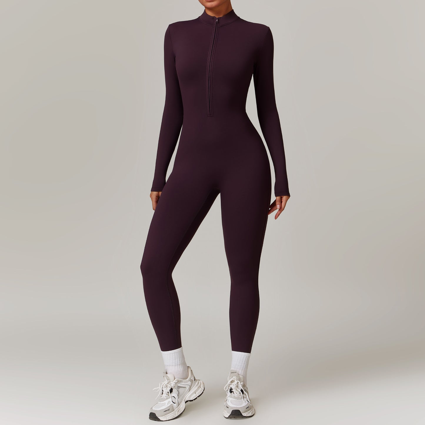 Combinaison "Sculpt-Fit" – Body Intégral Gainant & Col Zippé