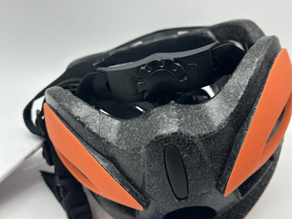 Motodak Casque Route/VTT polisport Sport Ride Orange Fluo/Noir Mat avec reglage Occipital 58/62