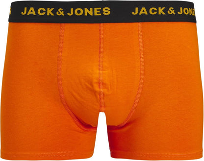 JACK & JONES Jacben Solid Trunks Lot de 5 Boxers 3 Homme