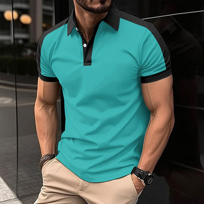 Polo décontractés d'été à manches courtes pour hommes plusieurs couleurs disponibles