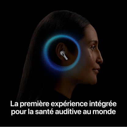 Apple AirPods Pro 2 Écouteurs sans Fil, Casques et écouteurs Bluetooth, Réduction Active du Bruit, Appareil auditif, Mode Transparence, Audio Spatial personnalisé, Son Haute-fidélité, Recharge USB-C ( origine Apple garantie)