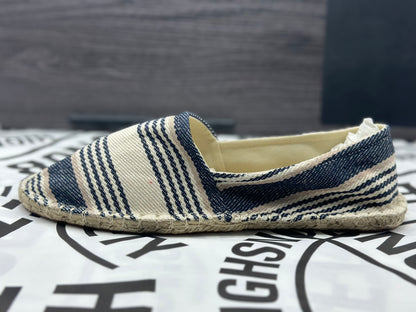 Espadrilles à rayures taille 44