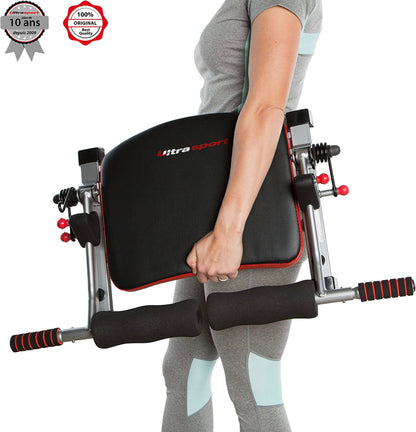 Appareil d'entraînement Mixte Adulte, Noir/Blanc, Taille unique Ultrasport