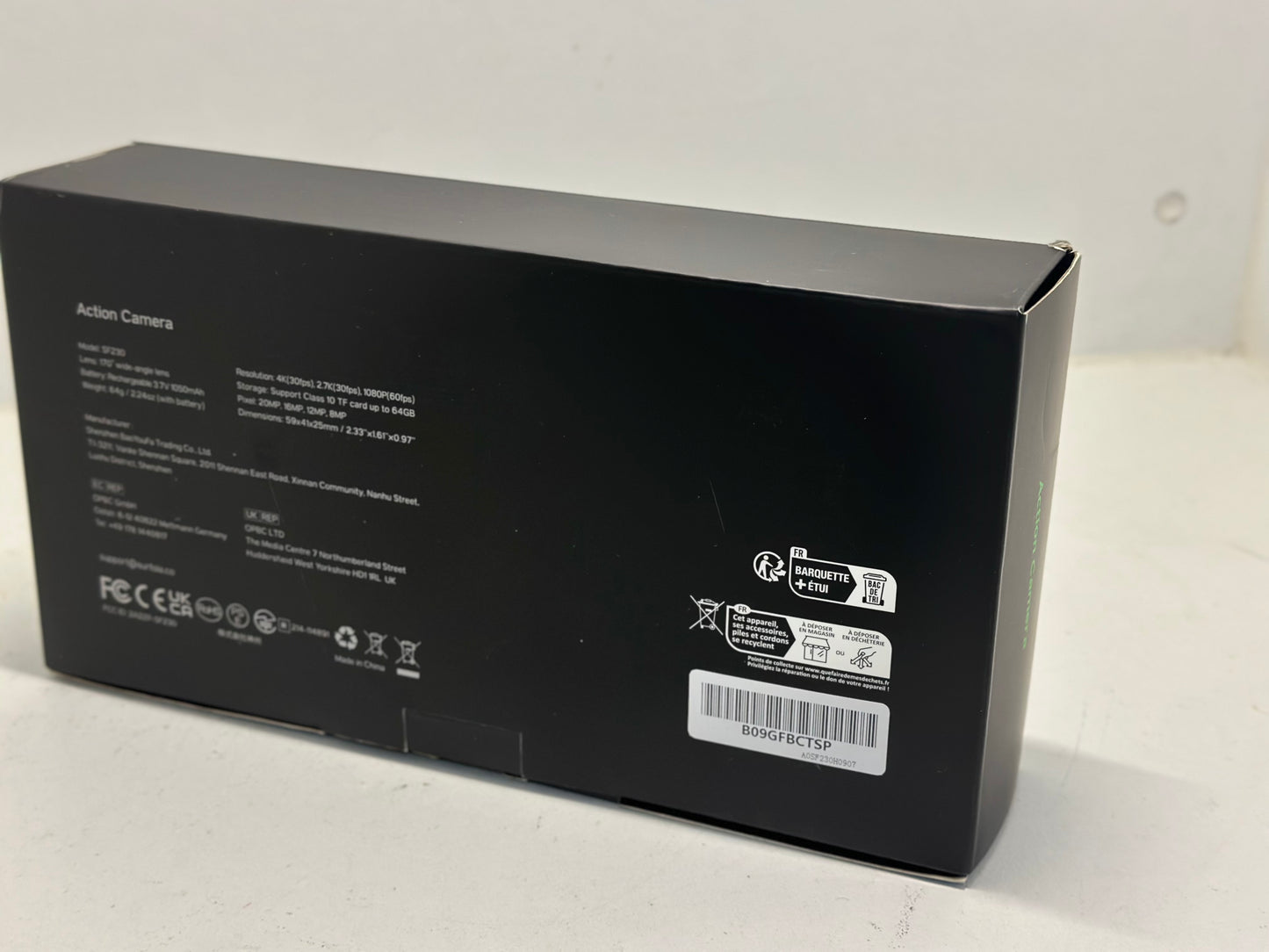 Caméra d'action sous-marine 4K Anti Shake WiFi