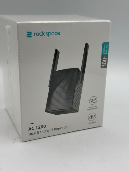 Répéteur WiFi 1200 Mbps Dual Band (5 GHz et 2,4 GHz) avec Port Ethernet, Installation Instantanée Via Bouton WPS - Étend la Couverture jusqu'à 200 m²