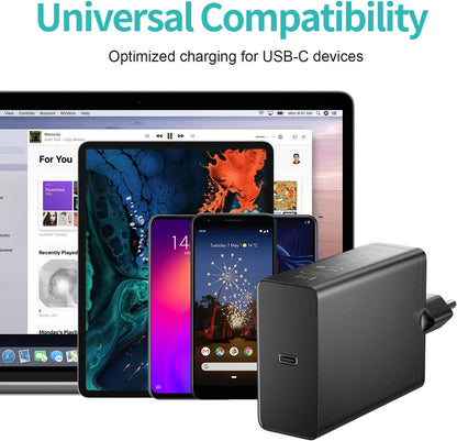 Nekteck Chargeur Rapide USB Type C 60W Power Delivery pour MacBook/Pro,iPad Pro Air 2018,Samsung S10/S9,Huawei,Google Pixel etc.