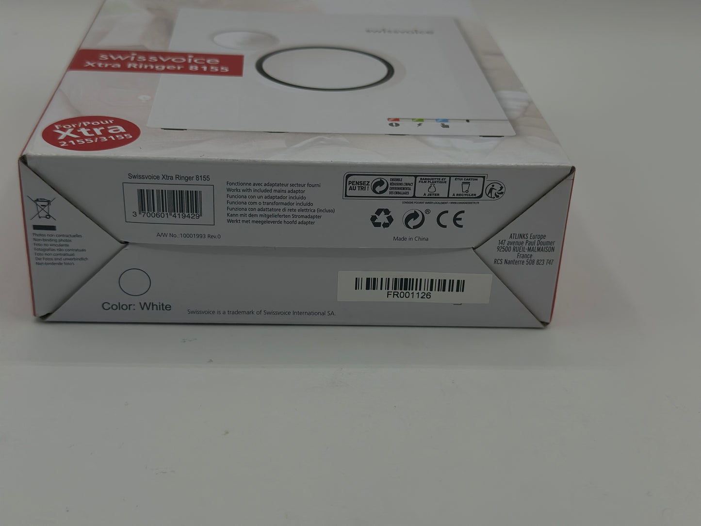 Swissvoice Avertisseur sonore dappel Acoustique, Optique Xtra Ringer 8155