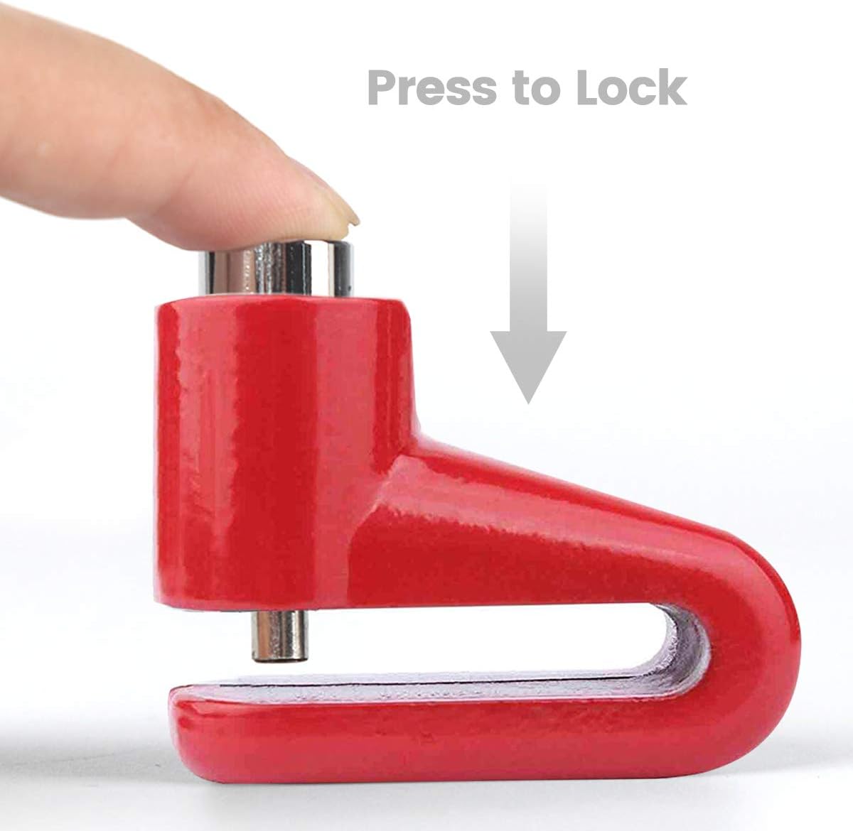 Serrure de Frein à Disque,Verrou de Frein à Disque en Fil d'acier pour Xiaomi M365 Trottinette électrique,Scooter Électrique Anti-Vol De Fil d'acier Antivol Disque Freins,Scooter Antivol sécurité