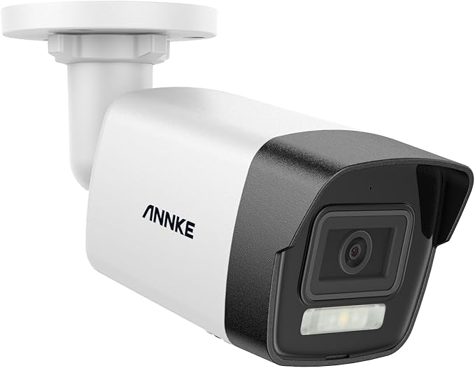 ANNKE C800 Bullet 4K Ultra HD POE Caméra de Sécurité ONVIF 8MP Caméra IP Audio 256Go Carte TF Accès à Distance 100ft EXIR Vision Nocturne IP67 Étanche (Prend Uniquement en Charge H.265/H.265 +)