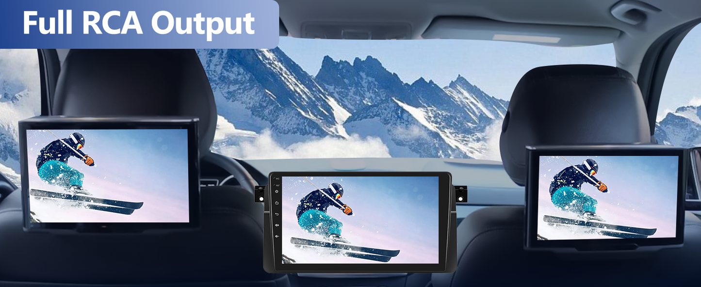 Autoradio 2+32G Android 13 pour Mercedes Benz W164 X164 ML350 ML500 ML280 GL320 GL350 GL450 2008-201