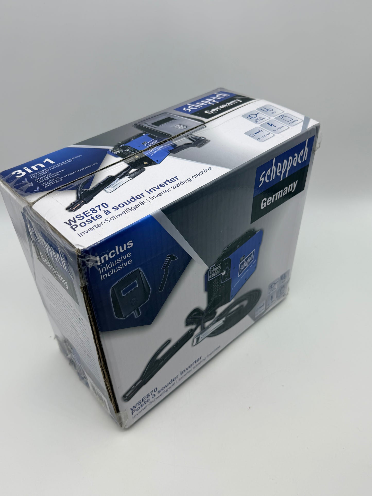 Sceppach poste a soudés WSE 870, 120 A avec accessoires