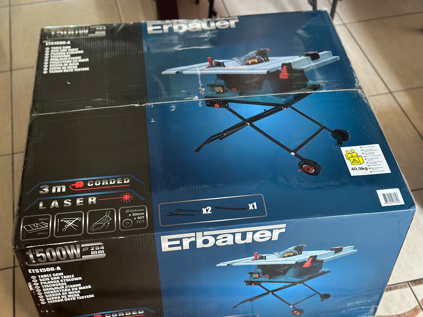 Scie sur table 1500W 254 mm - Erbauer