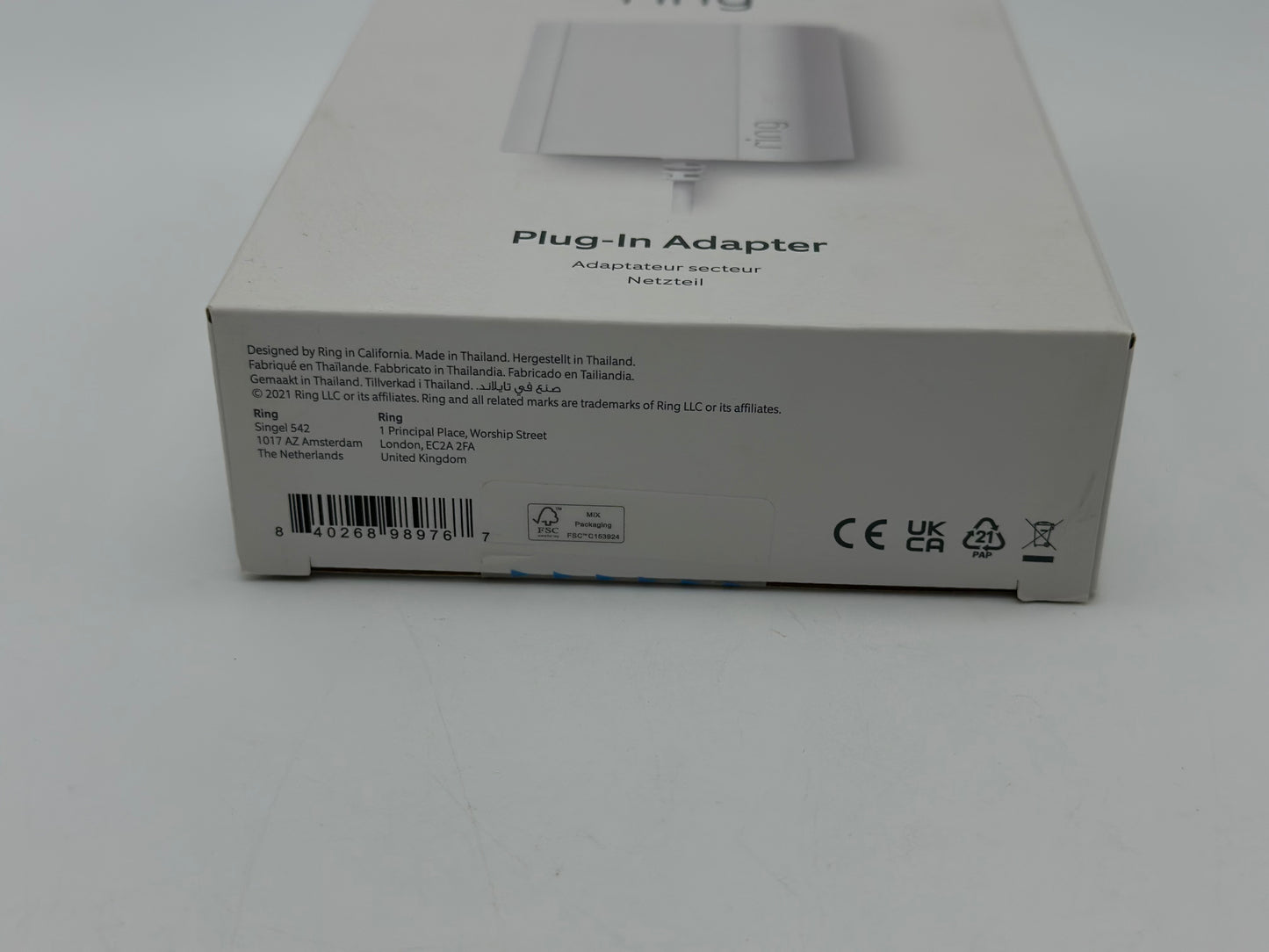Ring Adaptateur secteur (2e génération