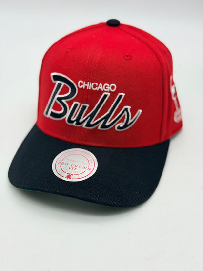 Casquette Snapback Chicago Bulls Mitchell & Ness – Pro Crown Fit – Neuve