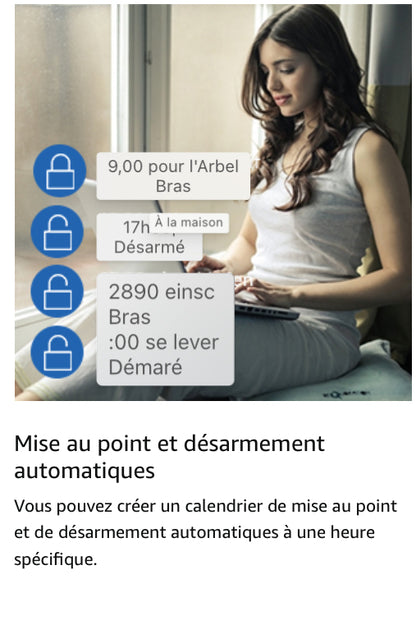 Sonnettes sans fil - doivent travailler avec notre système d'alarme de sécurité Smart Home, HUB Need, par AGSHome...