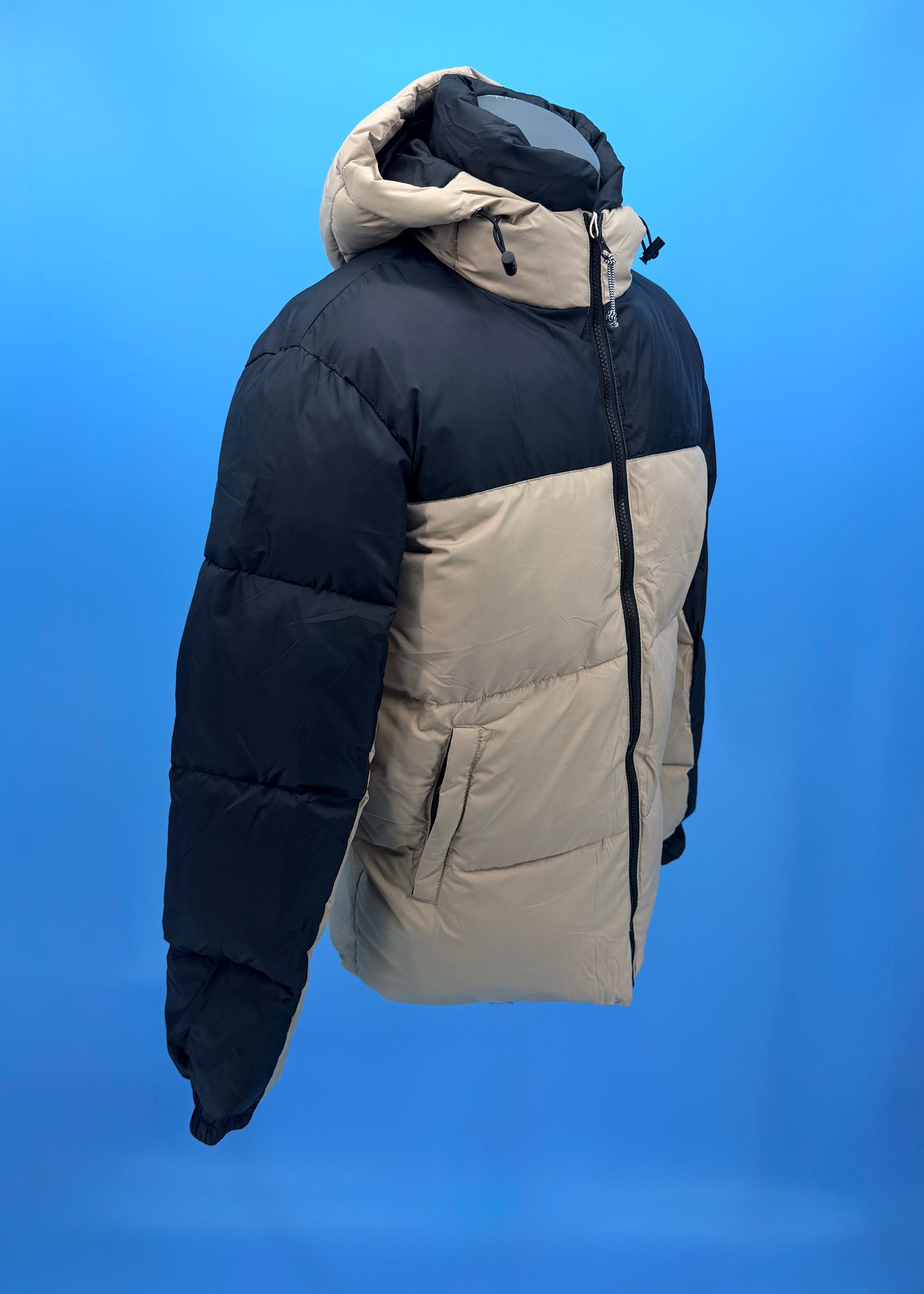Veste à Capuche Homme beige/Noir taille M
