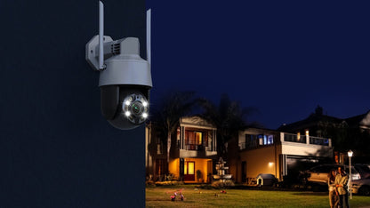 Caméra de Surveillance PTZ WiFi 5MP, zoom optique 20X, détection humaine AI & suivi automatique neuf