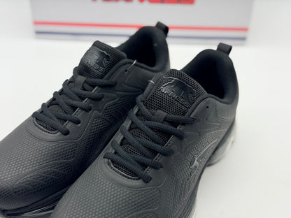 Baskets NOIR Homme motif Uni Lacets AIRNESS
