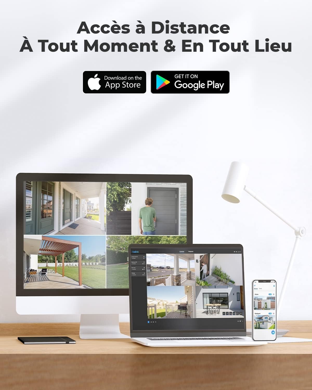 Caméra IP PoE 5MP Avec Détection de Personne/Véhicule
Détection de personne/véhicule
Alimentation par Ethernet
Vision nocturne à 30 mètres*
Enregistrement audio