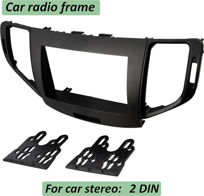 Cadre/façade/Adaptateur 2 DIN pour autoradio de Voiture - Compatible avec Honda Accord 2007-2012