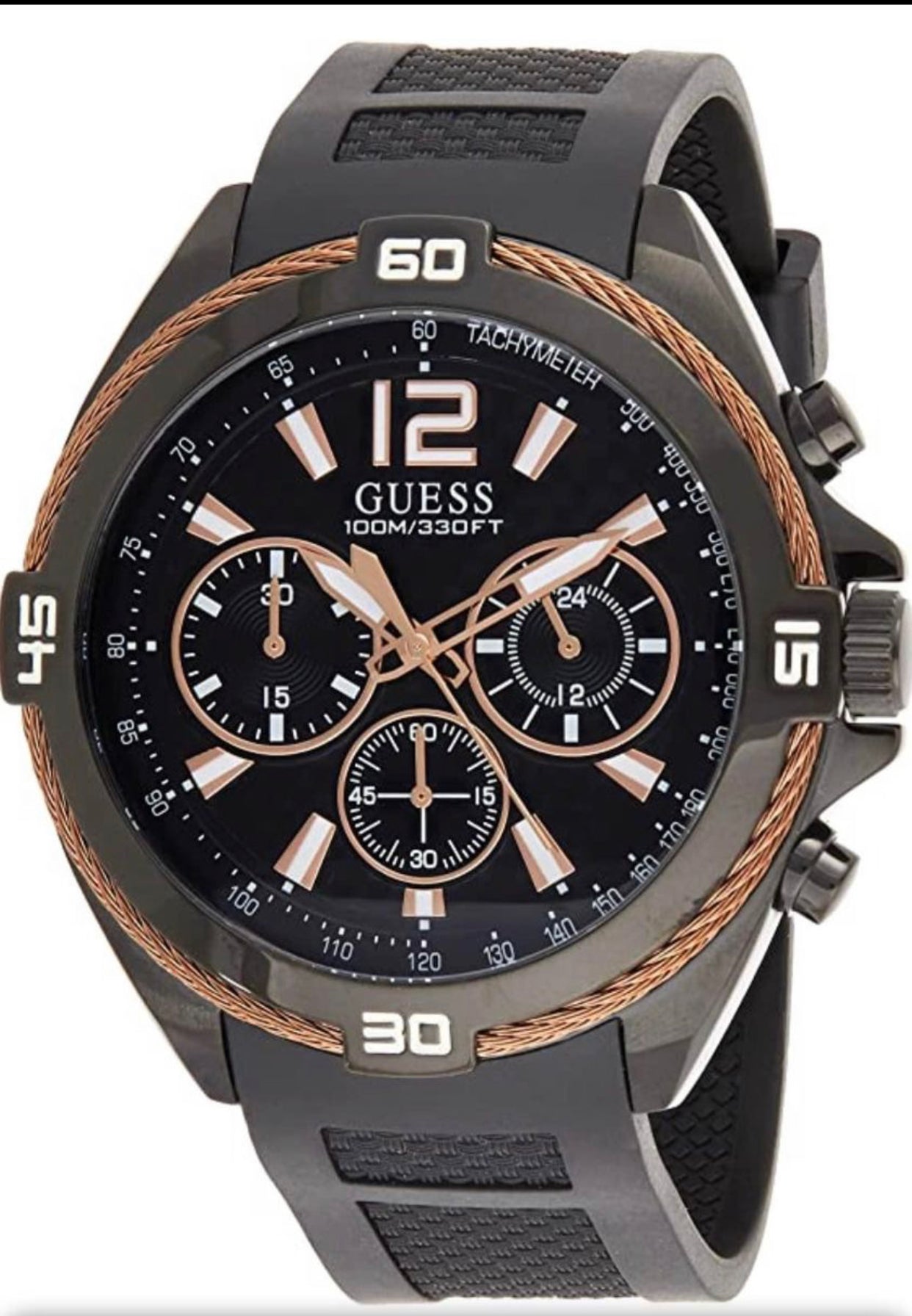 Guess Montre Bracelet pour Hommes (W1168G3) Neuf + Emballage D'Origine