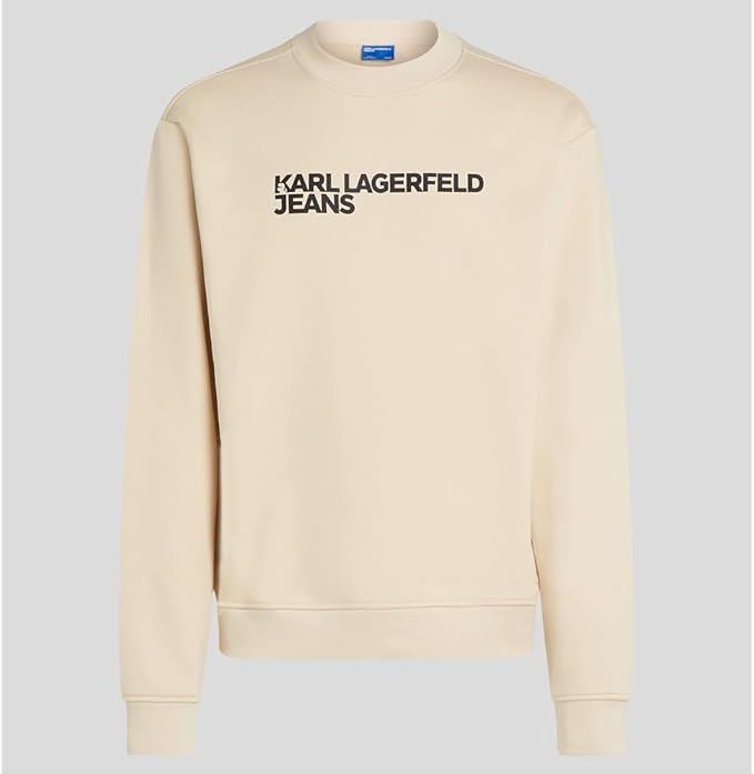 Karl Lagerfeld Jeans Regular Essential Logo Sweat Maillot de survêtement, Marron foncé, L Homme