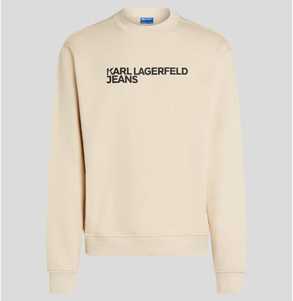 Karl Lagerfeld Jeans Regular Essential Logo Sweat Maillot de survêtement, Marron foncé, L Homme