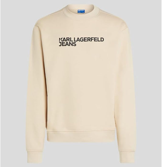 Karl Lagerfeld Jeans Regular Essential Logo Sweat Maillot de survêtement, Marron foncé, L Homme
