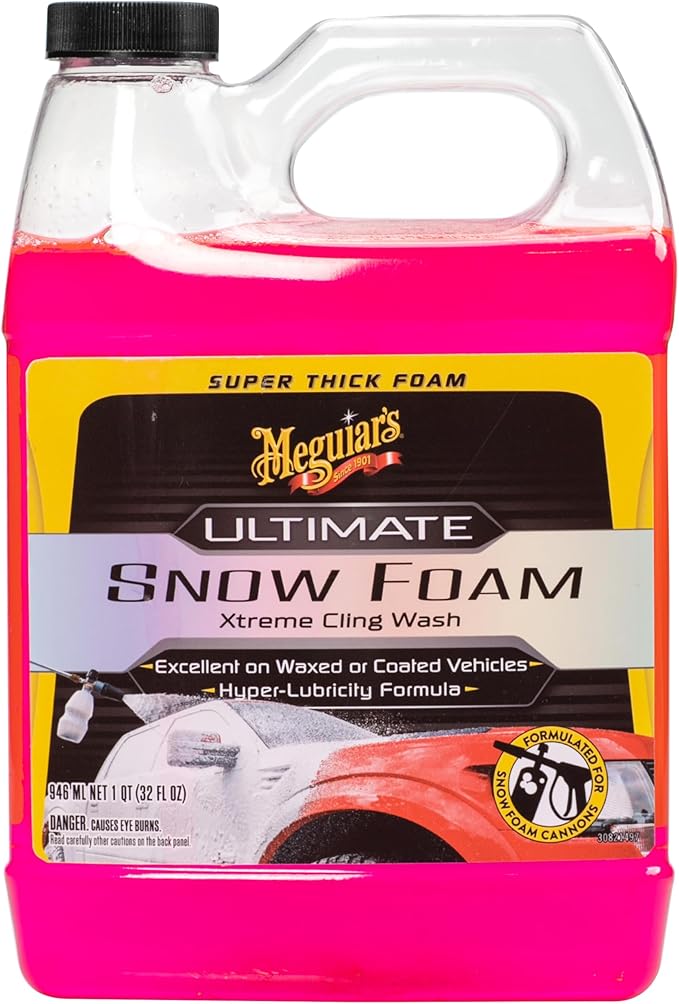 Meguiar's G191532EU Shampooing pour Canon à Mousse Ultimate Snow Foam - 946ml