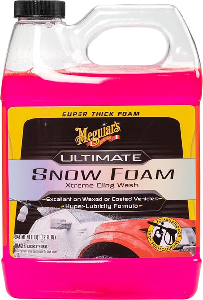 Meguiar's G191532EU Shampooing pour Canon à Mousse Ultimate Snow Foam - 946ml