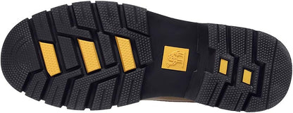 CAMEL CROWN Bottes à lacets Bottes de combat pour hommes Bottes de travail Bottes pour hommes Chaussures de travail en cuir Bottes de travail classiques à tige courte pour extérieur Bottes de loisirs antidérapantes