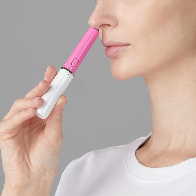 Tondeuse électrique pour le nez, les oreilles, les sourcils et le visage, avec 2 types de lames neuf