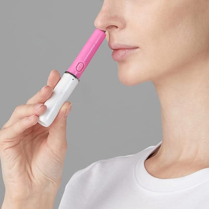 Tondeuse électrique pour le nez, les oreilles, les sourcils et le visage, avec 2 types de lames neuf