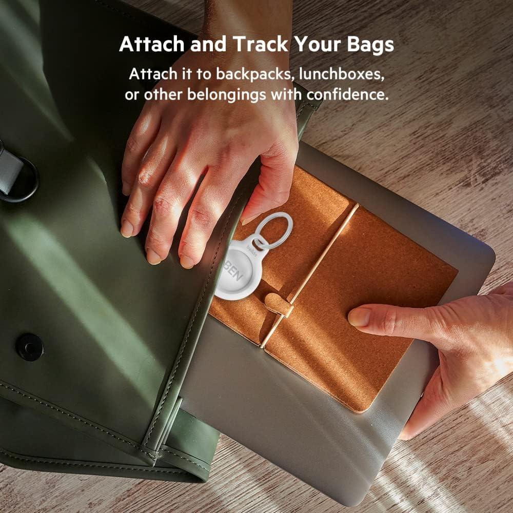 Belkin Anneau de protection avec attache en métal (protection pour AirTag, accessoire résistant neuf