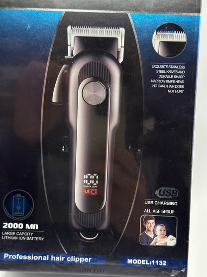 Tondeuse à Cheveux électrique pour Homme, Tondeuse à Cheveux Rechargeable avec 4 Peignes de Limitation, Kit de Coupe de Cheveu
