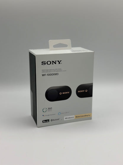 Sony WF-1000XM3 Écouteurs sans fil Bluetooth à Réduction de Bruit True Wireless avec boitier de rechargement compatibles iOS et Android, Argent, avec Amazon Alexa Intégrée