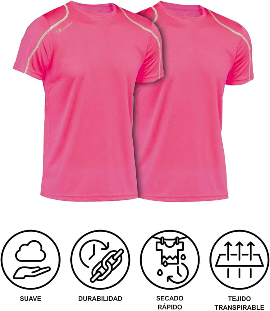 T-Shirt Technique pour Homme, Sport, Manches Courtes, Mesh | Vêtements de Sport d'été Respirants à séchage Rapide | Idéal pour la Salle de Sport, l'entraînement, Les Loisirs et Le Fitness