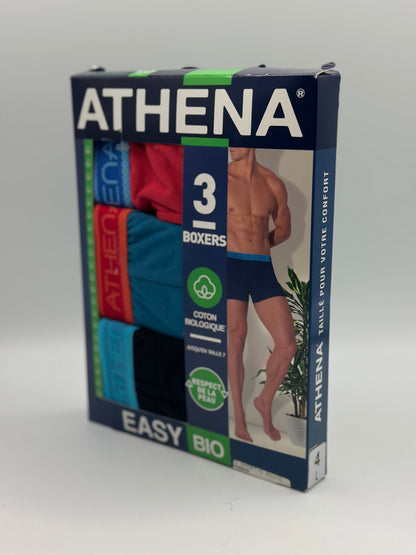 Athena Lot 3 Boxers Easy Bio