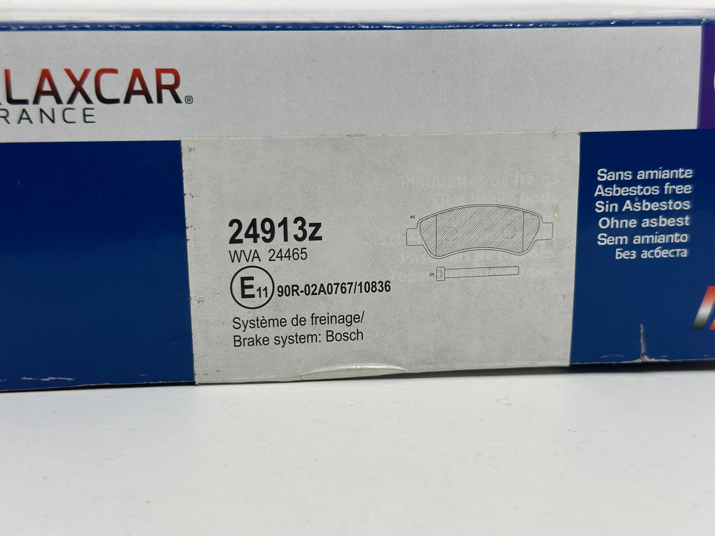 KIT DE PLAQUETTES DE FREIN, FREIN À DISQUE
Réf : 24913z
Pour fiât, Citroën, Peugeot