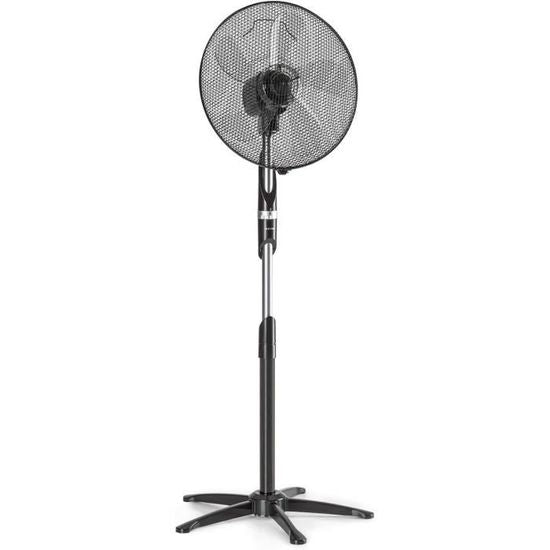 KLARSTEIN Summer Vibe - Ventilateur sur Pied, Jusqu'à 2040m³-h, 16" (41cm), 55W de puissance, 5 pales, Oscillation Horizontale à100