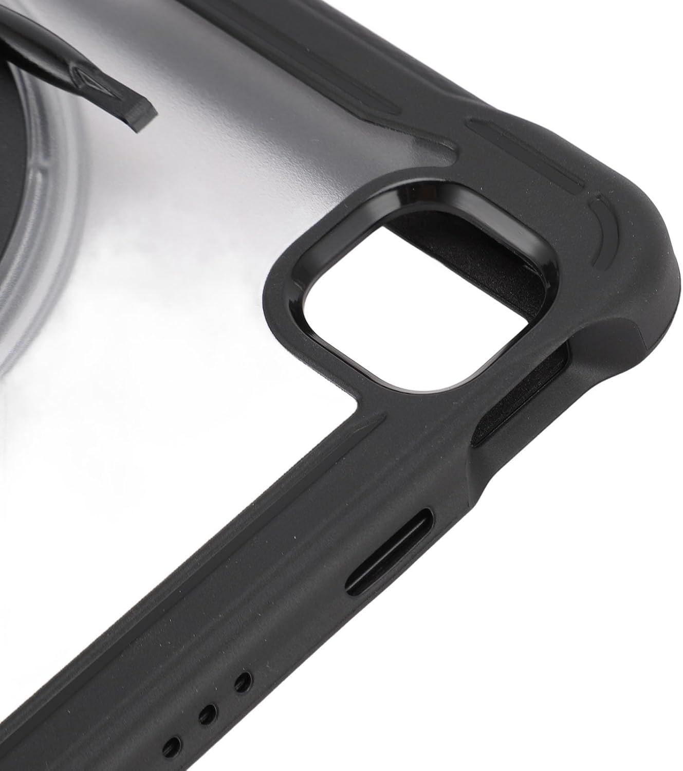 Étui pour tablette, housse de tablette anti-collision, housse de tablette anti-collision, empêche les chutes avec bandoulière pour iPad Pro12 pouces  (noir)